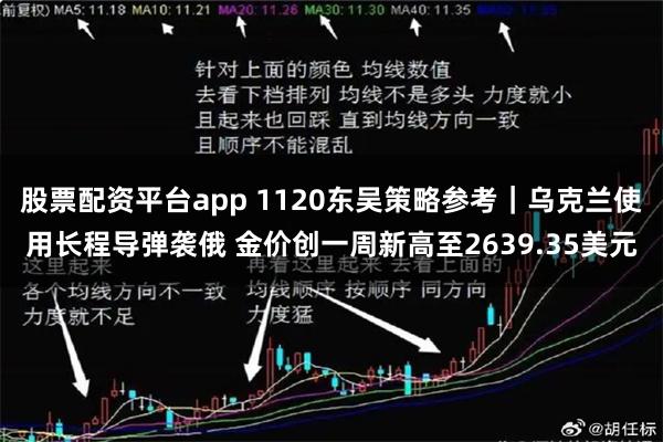 股票配资平台app 1120东吴策略参考｜乌克兰使用长程导弹袭俄 金价创一周新高至2639.35美元