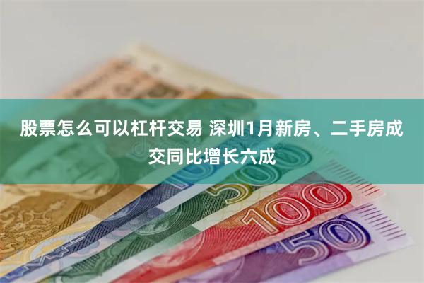 股票怎么可以杠杆交易 深圳1月新房、二手房成交同比增长六成